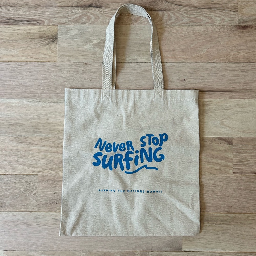 Hawaii Surf The Nations Canvas Tote